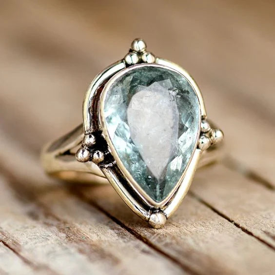 Anillo Circonio Vintage