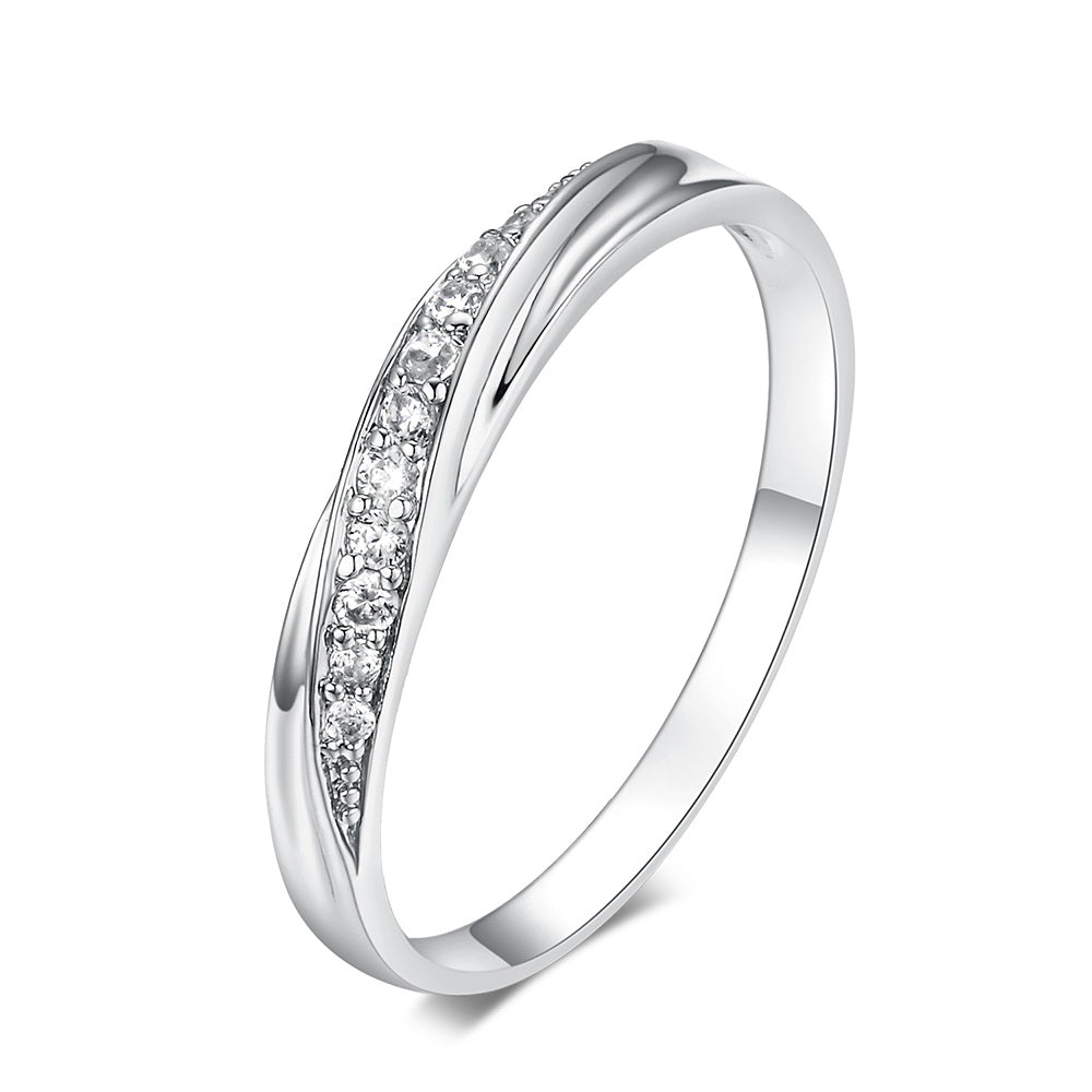 Eleganter Ring mit kubischem Zirkonia